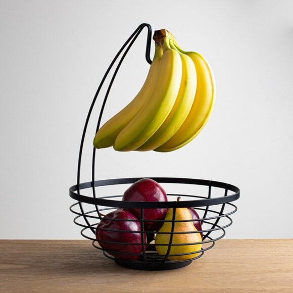 iDesign Banana Hanger Fruit Basket (Matte Black) Kitchen - Picture 5 of 5